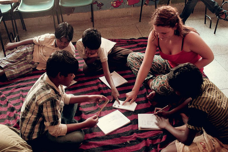 Freiwillige Strassenkinder Indien Strassenkinderprojekt Vwi