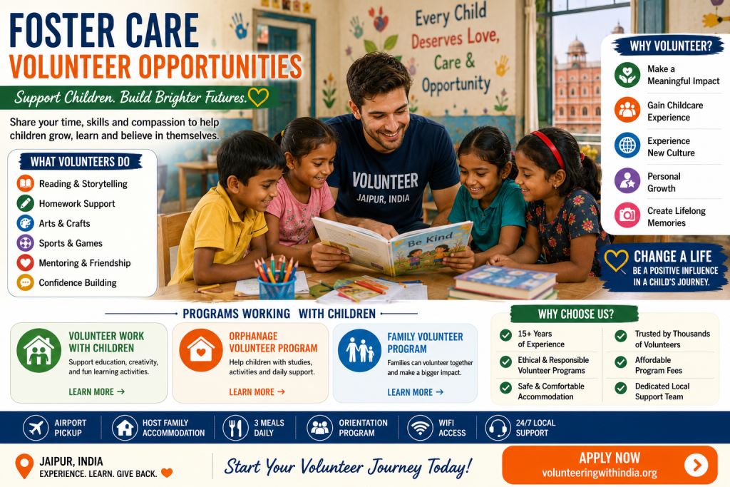 👨‍👩‍👧 Foster Care Volunteer Opportunities | Support Children Through Volunteering
