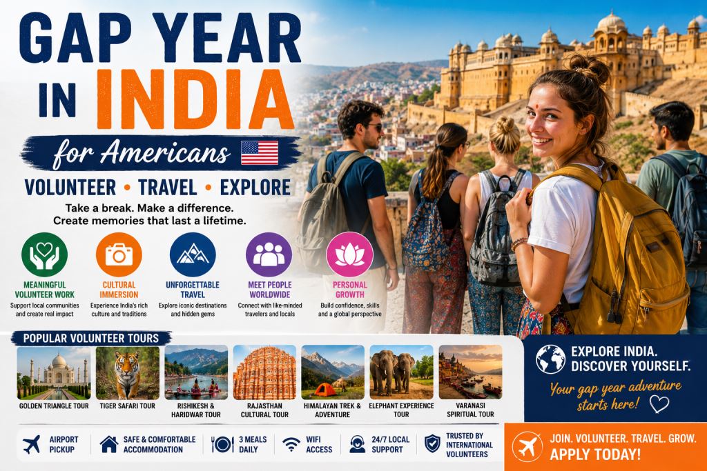 🎓 Gap Year in India for Americans | Volunteer, Travel & Explore India