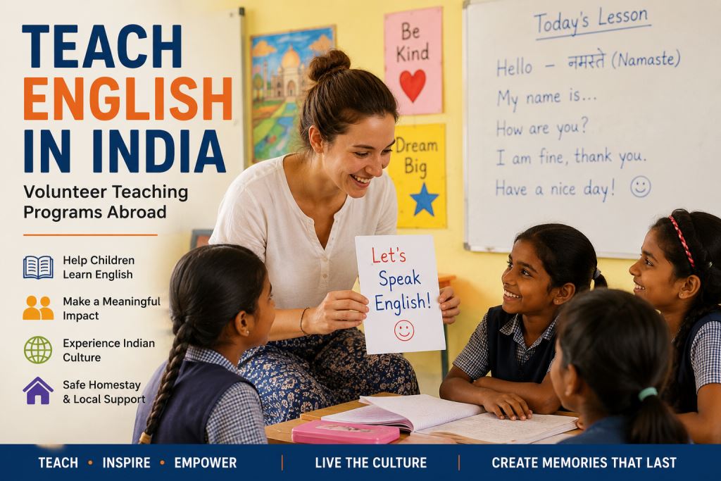 📚 Teach English in India | Volunteer Teaching Programs Abroad