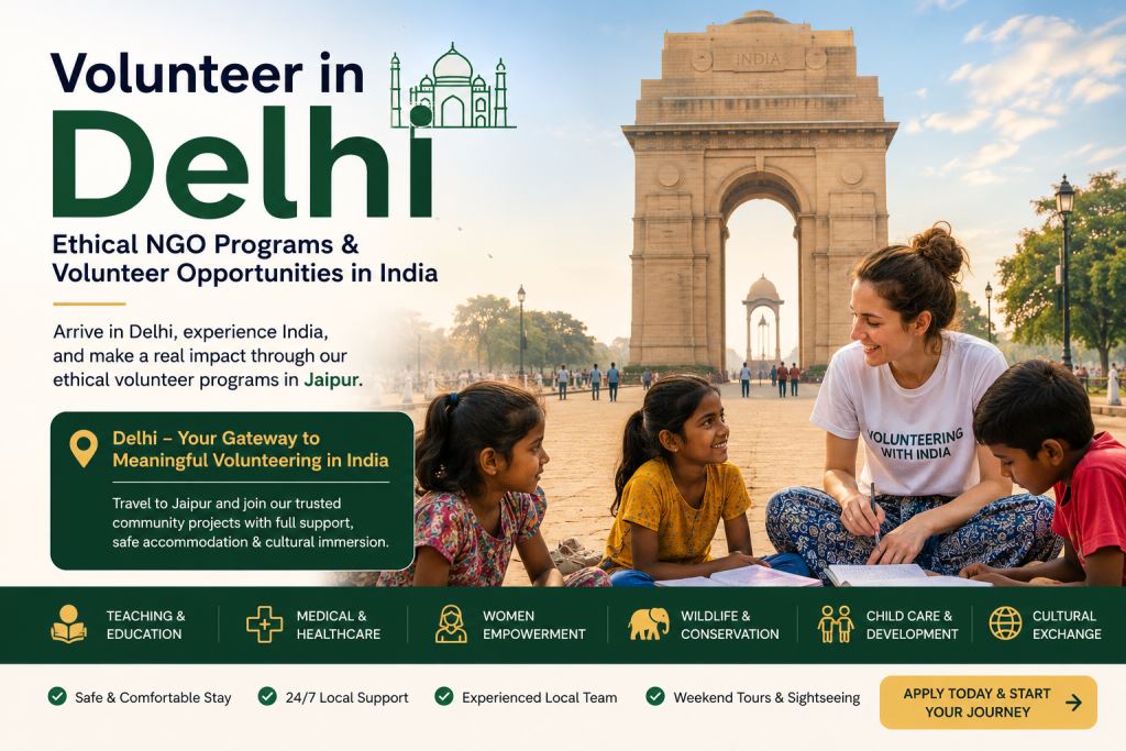 Volunteer in Delhi | Ethical NGO Programs & Volunteer Opportunities in India