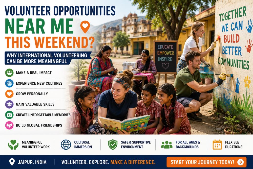 Volunteer Opportunities Near Me This Weekend? Explore Meaningful Volunteer Travel